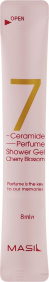 Masil 7 Ceramide Perfume Shower Gel Cherry Blossom - Гель для душа с керамидами с ароматом цветущей вишни