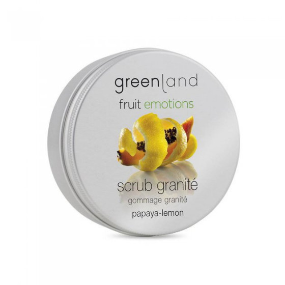 Greenland Fruit Emotions Scrub Granite Papaya-Lemon - Скраб-щербет для тела Папайя-Лимон - 1