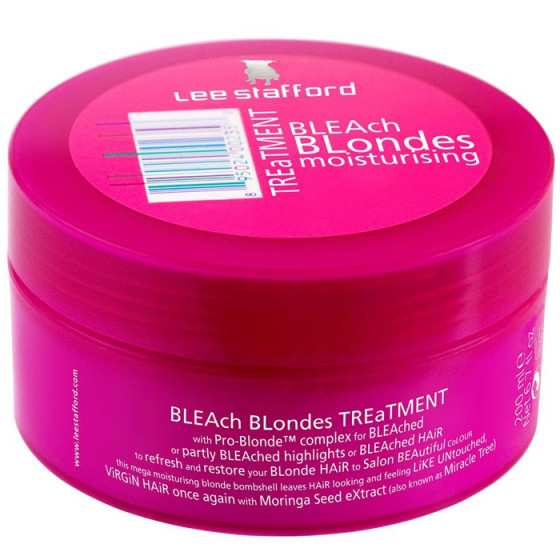 Lee Stafford Bleach Blondes Treatment - Интенсивно увлажняющая маска для осветленных волос