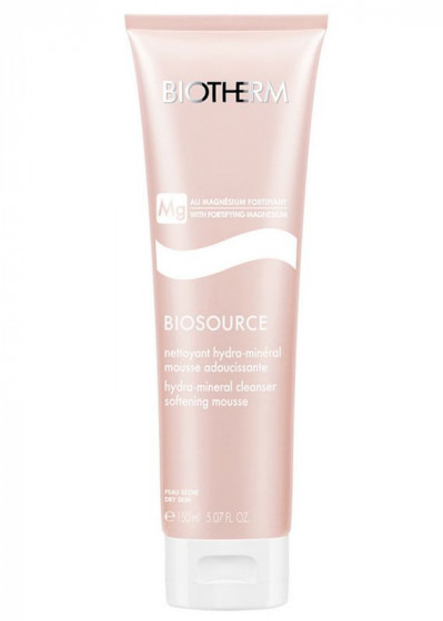 Biotherm Biosource Hydra-mineral Mousse - Мусс для лица очищающий, увлажняющий, с минералами для сухой кожи