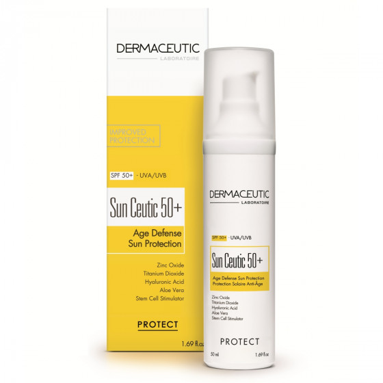 Dermaceutic Sun Ceutic 50+ - Солнцезащитный крем с anti-age эффектом