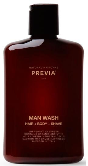 Previa MAN Wash Hair Body Shave - Ванна для волос и тела