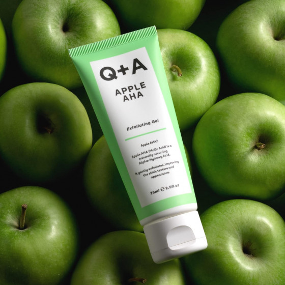 Q+A Apple AHA Exfoliating Gel - Отшелушивающий гель для лица - 1