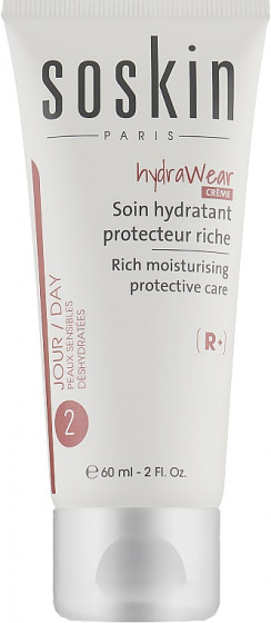 Soskin Hydrawear Creme-Rich Moisturising Protective Care - Увлажняющий питательный крем для сухой кожи лица