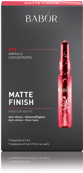 Babor Matte Finish Ampoule Concentrates - Ампулы матирующие