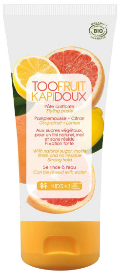 Toofruit Kapidoux Grapefruit + Lemon Styling Paste - Паста для стайлинга "Грейпфрут и Лимон"