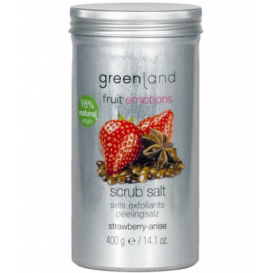 Greenland Fruit Emotions Scrub Salt Strawberry & Anise - Соль-скраб Клубника-Анис