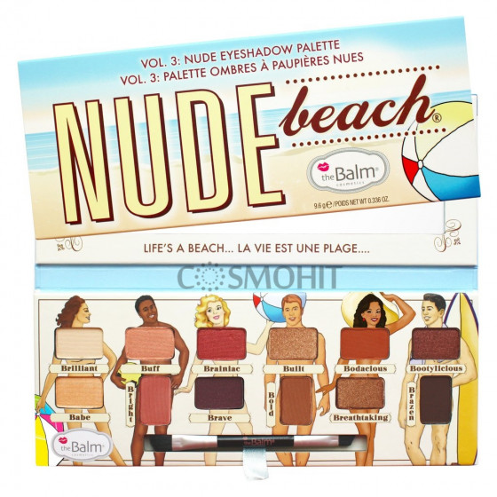 TheBalm Nude Beach Palette - Палетка теней