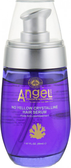 Angel Professional No Yellow Crystalline Hair Serum - Сыворотка для волос с маслами макадамии и арганы