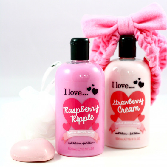 I Love Raspberry Ripple Bath & Shower Creme - Крем для ванны и душа "Малина" - 2