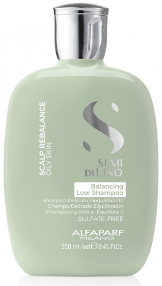 Alfaparf Milano Semi di Lino Scalp Balancing Low Shampoo - Балансирующий шампунь для жирных волос