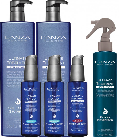 L'anza Ultimate Treatment Kit - Набор для глубокой реконструкции волос - 1