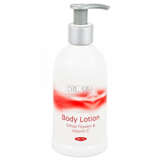 Dr. Sea Body Lotion - Мультивитаминный укрепляющий лосьон для тела с белыми цветами и витамином С