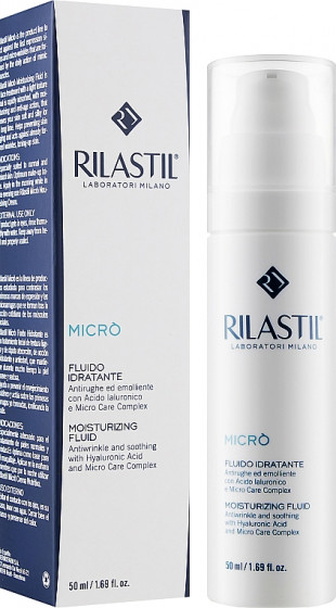 Rilastil Micro Moisturizing Fluid - Антивозрастной увлажняющий флюид для минимизации первых морщин - 1