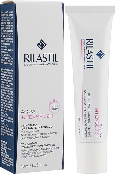 Rilastil Aqua Gel-Cream Intensive Moisturizer - Гель-крем для интенсивного увлажнения кожи лица в течение 72 часов - 1