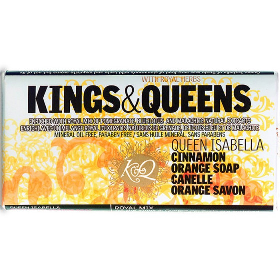 Kings & Queens Queen Isabella Cinnamon Orange Soap - Мыло Королева Изабелла корица-апельсин