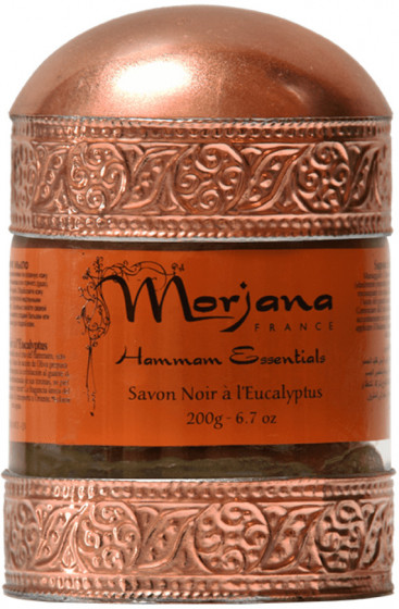 Morjana Hammam Essentials Eucalyptus Black Soap - Мыло Черное с эвкалиптом