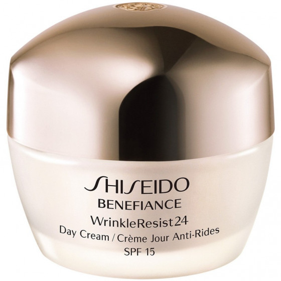 Shiseido Benefiance WrinkleResist24 Day Cream SPF15 - Увлажняющий крем от морщин для сухой кожи