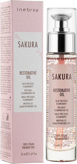 Inebrya Sakura Restorative Oil - Восстанавливающее масло для волос - 1