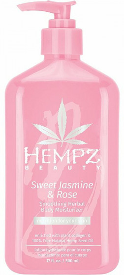 Hempz Sweet Jasmine & Rose Collagen Infused Herbal Body Moisturizer - Молочко для тела с коллагеном "Жасмин-Роза"