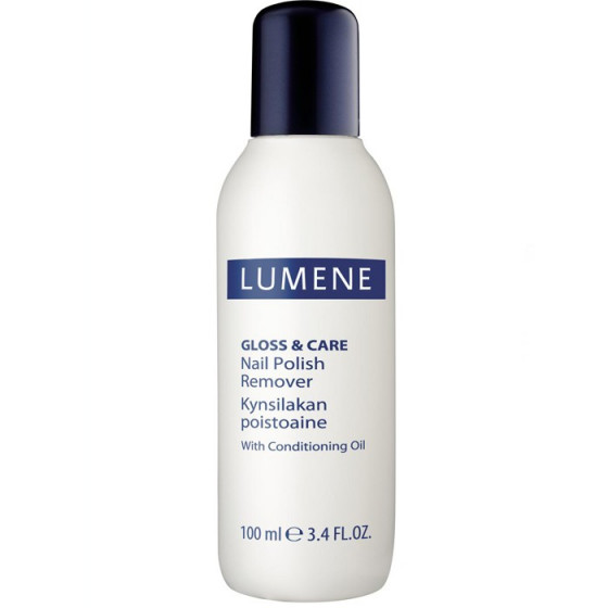 Lumene Gloss & Care Nail Polish Remover - Жидкость для снятия лака без ацетона