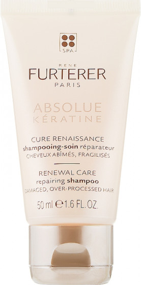 Rene Furterer Absolue Keratine Renewal Shampoo - Безсульфатный кератиновый шампунь для очень поврежденных волос