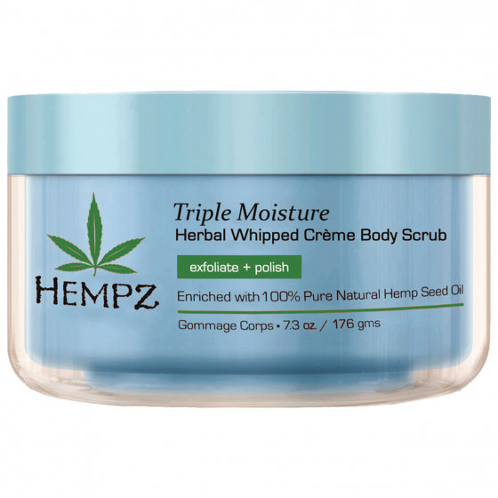 Hempz Triple Moisture herbal Whipped Creame Body Scrub - Увлажняющий скраб для тела тройного действия