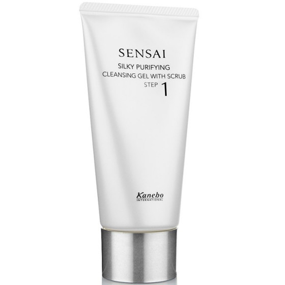 Kanebo Sensai Silky Purifying Cleansing Gel With Scrub Step 1 - Очищающий гель со скрабом