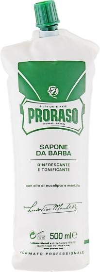 Proraso Green Line Refreshing Shaving Cream - Освежающий и тонизирующий крем для бритья - 1
