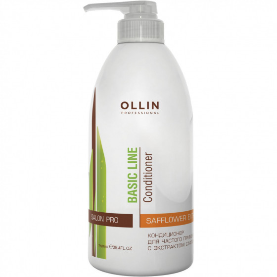 OLLIN Basic Line Daily Conditioner with Camellia Leaves Extract - Кондиционер для частого применения с экстрактом листьев камелии