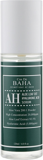 Cos De BAHA Aloe Leaf Ext Hyaluronic Acid Serum - Концентрированная сыворотка для лица с алоэ вера