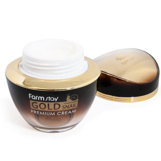 FarmStay Gold Snail Premium Cream - Премиальный крем с золотом и муцином улитки - 1