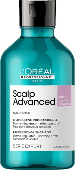 L'Oreal Professionnel Scalp Advanced Niacinamide Dermo-Regulator Shampoo - Профессиональный шампунь для чувствительной кожи головы