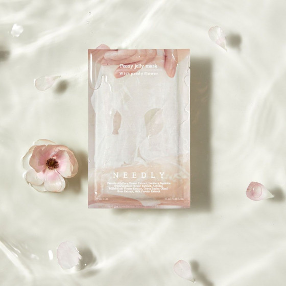 Needly Peony Jelly Mask - Осветляющая тканевая маска для лица - 1