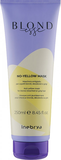 Inebrya Blondesse No-Yellow Mask - Маска для осветленных или седых волос