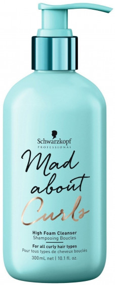 Schwarzkopf Professional Mad About Curls High Foam Cleanser Shampoo - Бессульфатный шампунь для вьющихся волос