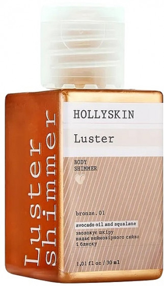 Hollyskin Luster Body Shimmer (№01-Bronze) - Шиммер для тела