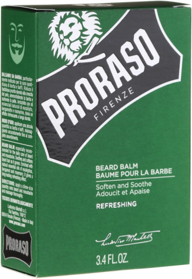 Proraso Green Line Refreshing Beard Balm - Бальзам для бороды - 1