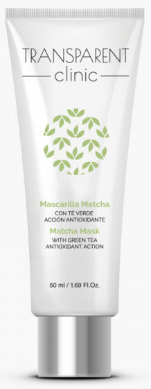 Transparent Clinic Matcha Mask - Очищающая антивозрастная маска с экстрактом зеленого чая