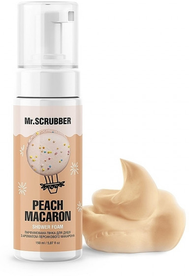 Mr.Scrubber Peach Macaron Shower Foam - Парфюмированная пенка для душа с ароматом персикового макарона