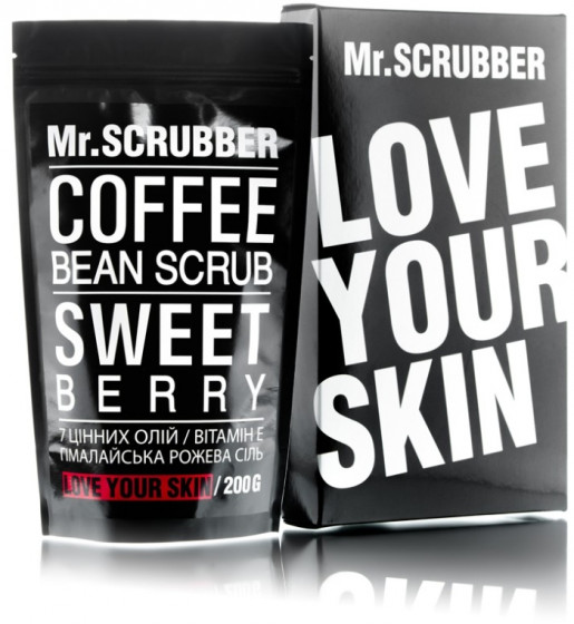 Mr.Scrubber Sweet Berry Coffee Bean Scrub - Кофейный скраб для тела