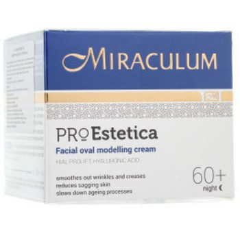 Miraculum Pro Estetica Facial Oval Modelling Night Cream 60+ - Моделирующий ночной крем для лица