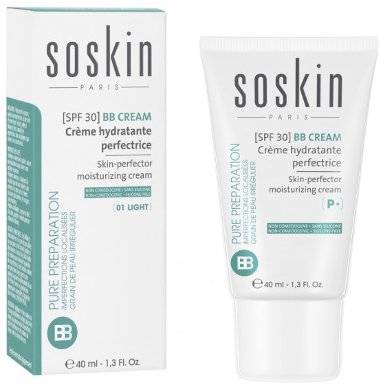 Soskin BB Cream Skin-Perfector Moisturizing Cream - BB-крем для лица с тоном