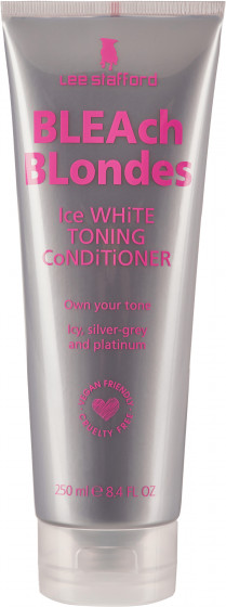 Lee Stafford Ice White Bleach Blonde Conditioner - Кондиционер от желтизны осветленных волос