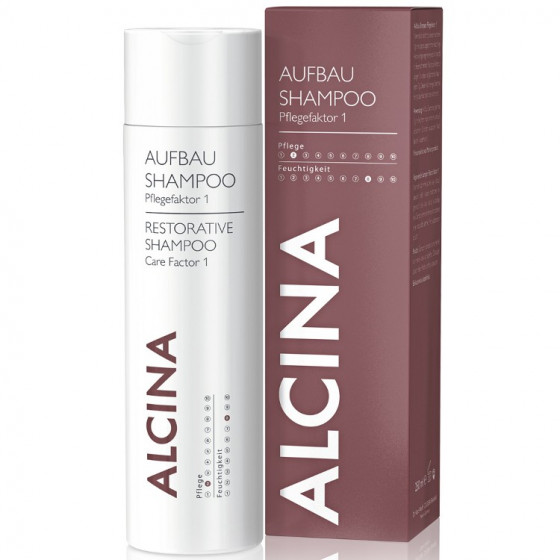 Alcina Hair Care Aufbau-Shampoo Pflegefaktor 1 - Шампунь для восстановления структуры волос (Ухаживающий фактор 1)