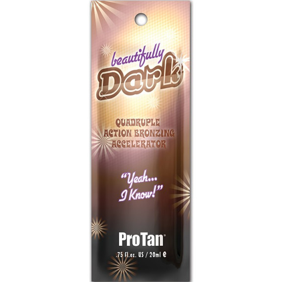 Pro Tan Beautifully Dark Quadruple Bronzing Accelerator - Лосьон для загара с бронзаторами