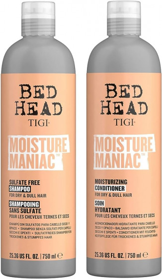 Tigi Bed Head Moisture Maniac Shampoo - Безсульфатный шампунь для сухих волос - 1