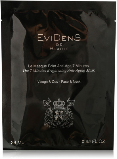 EviDenS de Beaute The 7 Minutes Brightening Anti-Aging Mask - 7-ми минутная маска для лица и шеи "Сияние"