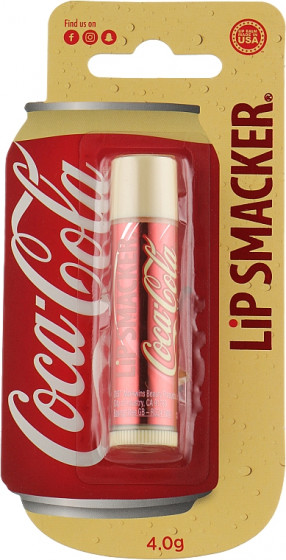 Lip Smacker Coca-Cola Vanilla Lip Balm - Бальзам для губ "Кока-Кола Ваниль"