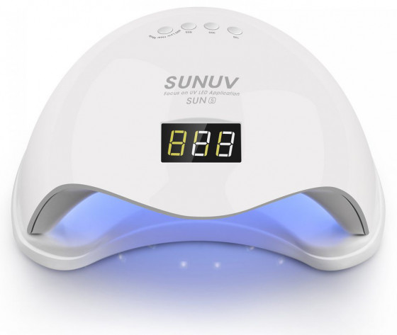 SUNUV LED+UV SUN5 48W White - УФ-лампа для маникюра